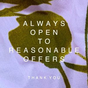 Offers Welcome on Items Over $10